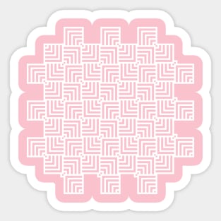 Seamless square pattern Sticker